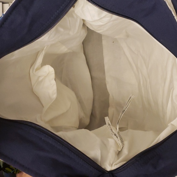 ROXY "Heart By The Sea" Large Tote Bag Beach Weekender Knit Canvas Boho Aztec - Picture 6 of 16